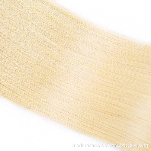 Wholesale 613# PU Tape Hair Extensions Double Wefted Virgin Human Hair Cuticles Aligned Tape Hair Weft For Black and White Women